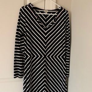 Hatley Black & White Striped Dress